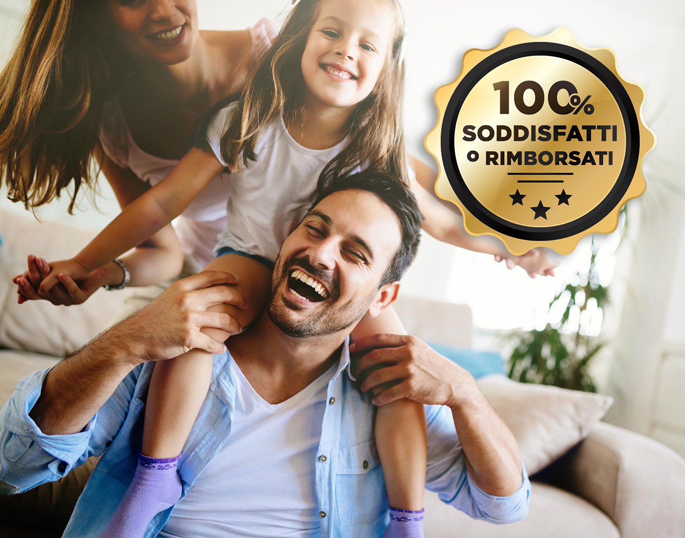 soddisfatti famiglia